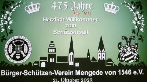 Read more about the article Bürger-Schützen-Verein Mengede von 1546 e.V. feiert Jubiläum 
