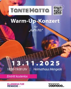 Mehr über den Artikel erfahren Warm-Up-Konzert für „Auf’n Pils“
