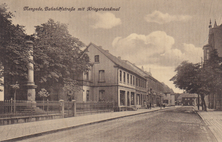 Erster Standort 1873: Bahnhofstraße Heute: Mengeder Straße / Jonathanstraße